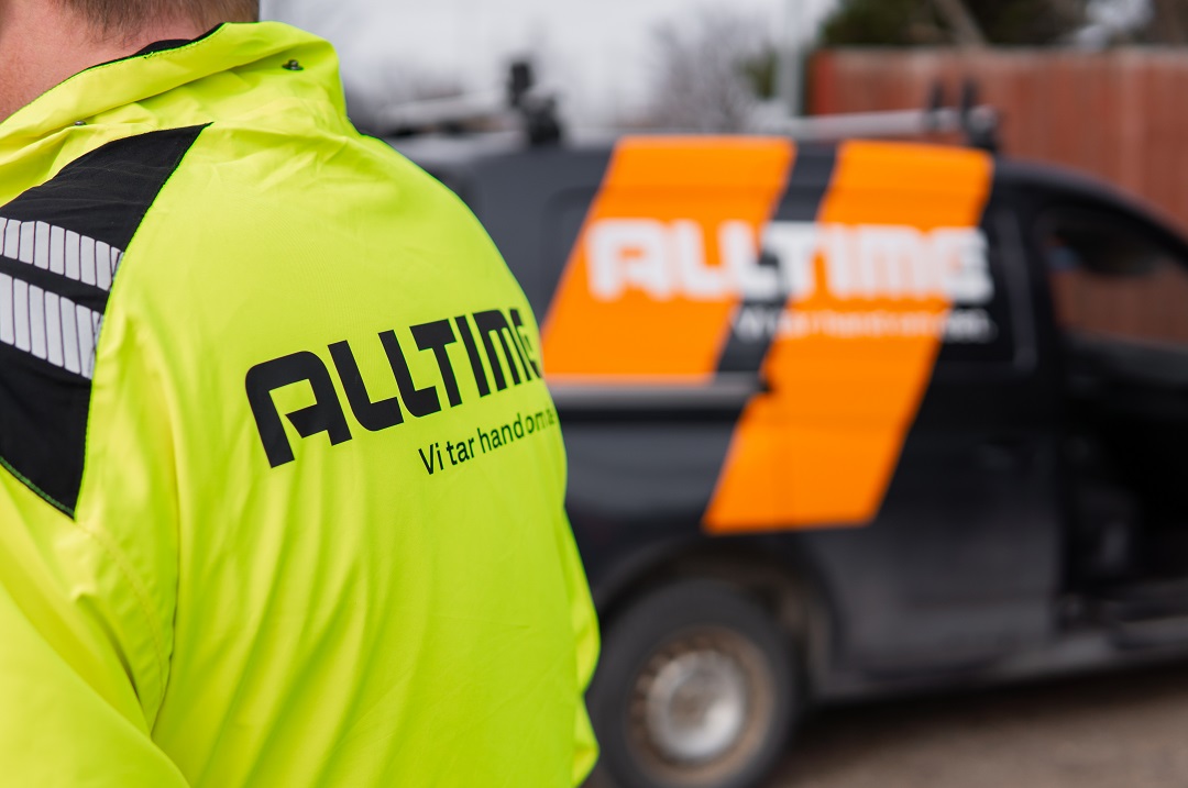 Alltimes bil, använt i fastighetsservice