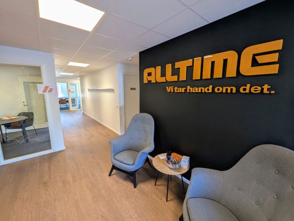Alltimes huvudkontor i Gävle för städservice och fastighetsservice